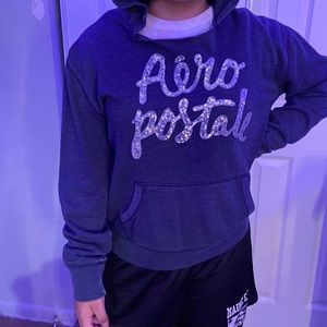 Blue aeropostal hoodie